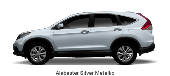 Test Drive CR-V Alabaster Silver car